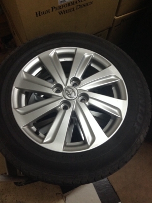 ขายแม็กป้ายแดงviosตัวใหม่พร้อมยาง ปี14 ขอบ15