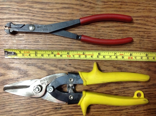 ขายกรรไกรตัดโลหะ WISS MPC-3 (ตัดตรง) พร้อมคีมหนีบแหวนรับ MAC V230M