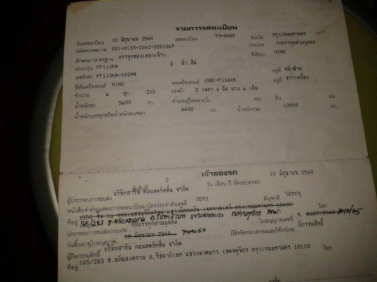 ***ขายแล้วครับขอบคุณ Truck2hand ขาย6ล้อติดเครน HINO FF1JJK รถห้าง ปี 40 เครื่องเดิมเกียร์เดิม JO8C J-ll 220แรง เครื่องแน่นๆ แรงดี ไม่เยิ้ม เกียร์เดิม ช่วงล่างเดิมคัสซี ดีไม่ปะไม่ดาม กระบะเหล็ก ยาว5.0 ม. สภาพดี ไม่มีผุ ติดเครน KATO 3.9ตัน 3ปลอกยืด สภาพดี ใ ***ขายแล้วครับขอบคุณ Truck2hand ขาย6ล้อติดเครน HINO FF1JJK รถห้าง ปี 40 เครื่องเดิมเกียร์เดิม JO8C J-ll 220แรง เครื่องแน่นๆ แรงดี ไม่เยิ้ม เกียร์เดิม ช่วงล่างเดิมคัสซี ดีไม่ปะไม่ดาม กระบะเหล็ก ยาว5.0 ม. สภาพดี ไม่มีผุ ติดเครน KATO 3.9ตัน 3ปลอกยืด สภาพดี ใ