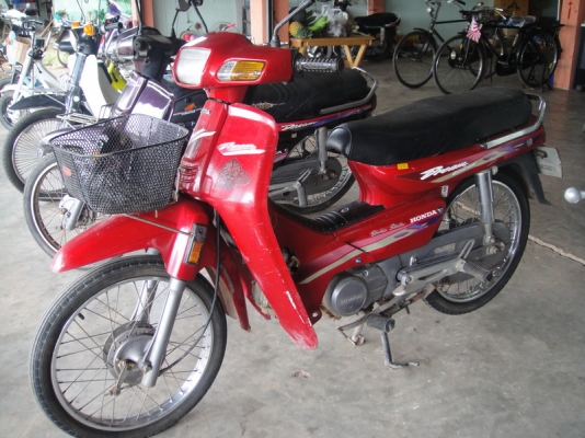 ขายดรีม เอ็กซ์เซล สีแดง ทะเบียนพร้อมชุดโอน