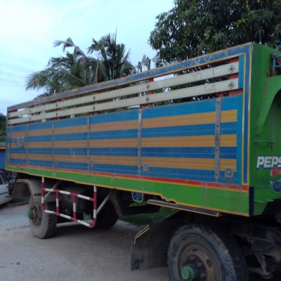 ขายรถพ่วงดั้มHINO FM3M 240แรงเกียร์เดิมติดก๊าซNgv6ถังรถสวย