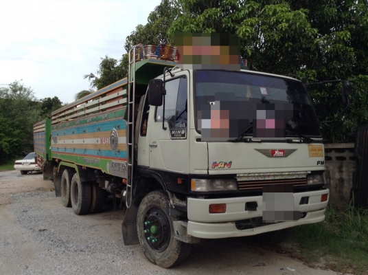 ขายรถพ่วงดั้มHINO FM3M 240แรงเกียร์เดิมติดก๊าซNgv6ถังรถสวย