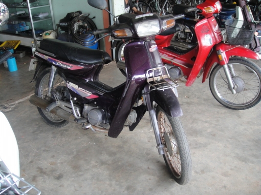 ขายดรีม เอ็กซ์เซล สีม่วง สตาร์ทมือ ทะเบียนพร้อมชุดโอน