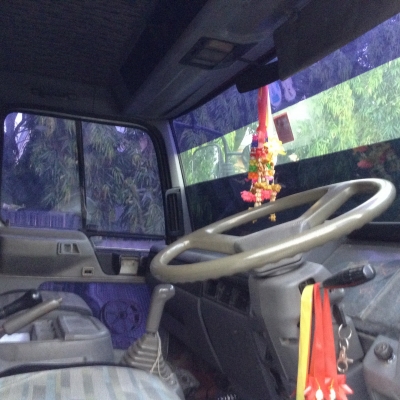 ขายสิบล้อพ่วงดั้ม HINO FM3M 240แรงแม่ลูกดั้มติดก๊าซNGV 6 ถังกระบะพิเนียม