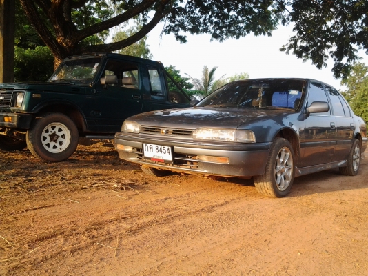 HONDA ACCORDเครื่องวีเทค ปี34 เกียร์ออโต้ ไฟฟ้า กินแก้ส เล่มพร้อมโอน