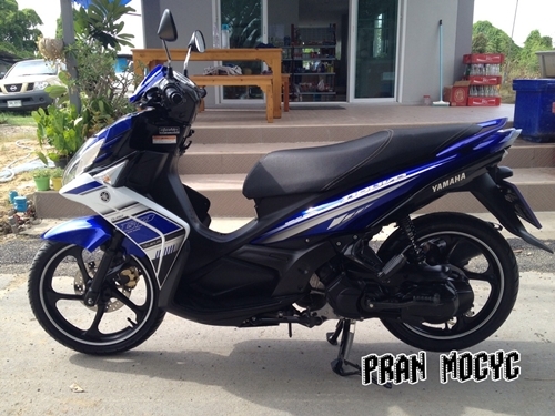 ขายnouvo sx สีน้ำเงินขาวดำ ปี2556