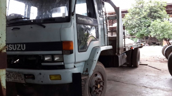 ขายด่วนรถ10ล้อ ROCKY ประกอบเทเลอร์ท้ายลาดแพร้อย เบรคจิ๊ฟฟี้ พวงมาลัยพาวเวอร์ช่วงล่างฟูโซ่