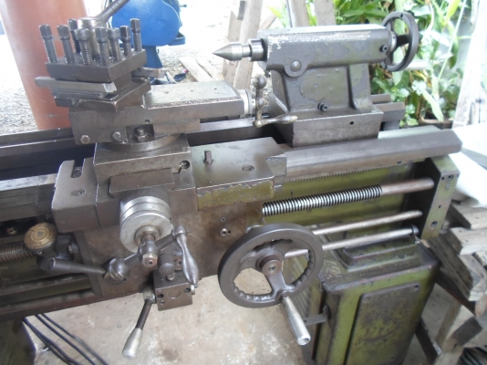 แท่นกลึง 5 ฟุต 3 เพลา เกียร์บล็อก ชิงฟง พร้อมใช้งาน 67,000