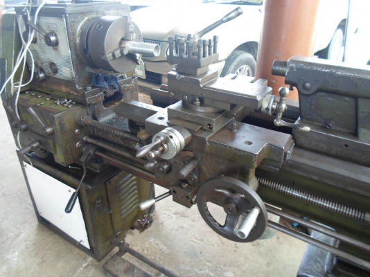 แท่นกลึง 5 ฟุต 3 เพลา เกียร์บล็อก ชิงฟง พร้อมใช้งาน 67,000