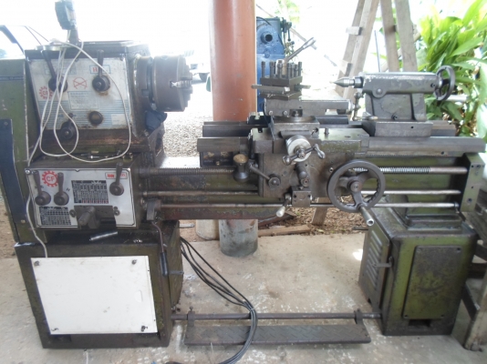 แท่นกลึง 5 ฟุต 3 เพลา เกียร์บล็อก ชิงฟง พร้อมใช้งาน 67,000