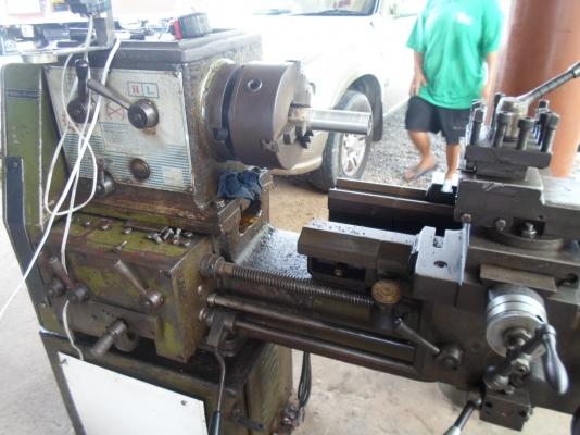 แท่นกลึง 5 ฟุต 3 เพลา เกียร์บล็อก ชิงฟง พร้อมใช้งาน 67,000
