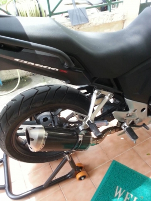 ขายCB500x ออก0bigwing ธันวา56 ไม่ล้มไม่แปะ ทะเบียนพร้อมโอน แต่งเยอะ