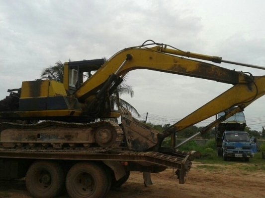 ขายเทรลเลอร์หัวยาวกับแบคโค120-3 สภาพพร้อมใช้งาน เอกสารพร้อมโอน