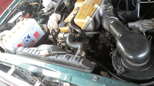 ***ขายแล้วครับขอบคุณ Truck2hand ขายมังกรทองแค็ป 90HP ราคาถูก ISUZU SPACE CAB 2.5SL โฉมแป๊ะยิ้มแท้ ปี38/95 เครื่องเดิมเกียร์เดิม เครื่องมังกรยอดนิยม แน่นๆ แรงๆ ประหยัดสุด เกียร์ไม่มีหลุดไม่มีหอน ช่วงล่างดี คัสซี มีดามเสริมล่างมา กระบะดีมีพื้นปูกระบะ หน้า-ห