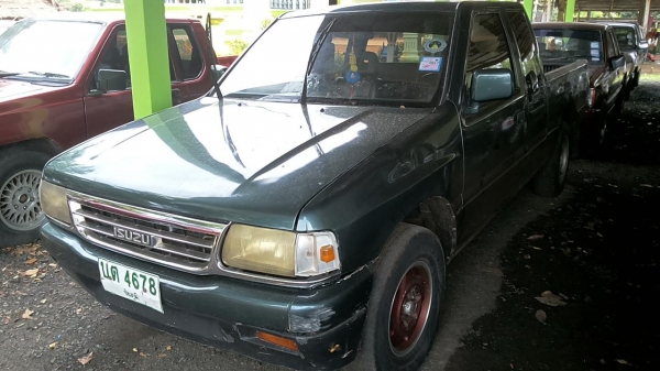 ***ขายแล้วครับขอบคุณ Truck2hand ขายมังกรทองแค็ป 90HP ราคาถูก ISUZU SPACE CAB 2.5SL โฉมแป๊ะยิ้มแท้ ปี38/95 เครื่องเดิมเกียร์เดิม เครื่องมังกรยอดนิยม แน่นๆ แรงๆ ประหยัดสุด เกียร์ไม่มีหลุดไม่มีหอน ช่วงล่างดี คัสซี มีดามเสริมล่างมา กระบะดีมีพื้นปูกระบะ หน้า-ห