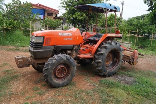 ขายรถไถ KUBOTA L-3408 พร้อมโรตารี่ตราช้าง