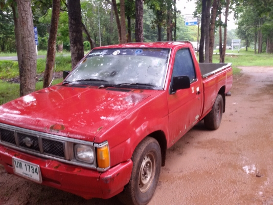 นิสสันหัวเดียว ฝาแดง กระบะสะแตนแลส พร้อมใช้ 87000