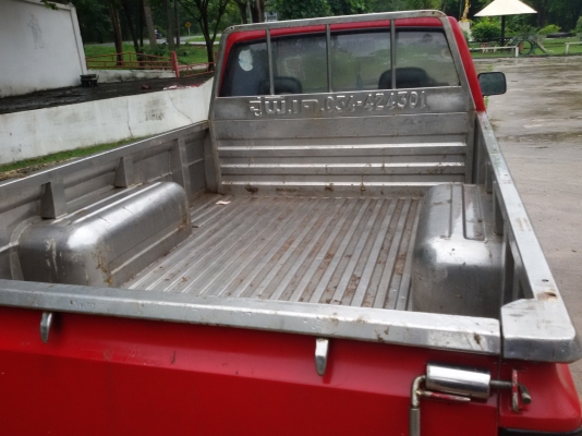 นิสสันหัวเดียว ฝาแดง กระบะสะแตนแลส พร้อมใช้ 87000