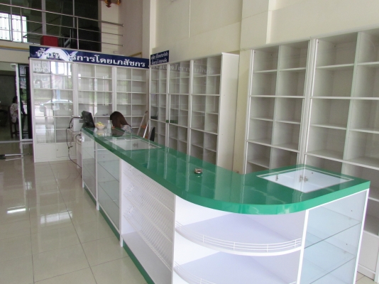 เคาน์เตอร์  +  ตู้ร้านยา  ทั้งชุดราคาถูกครับ