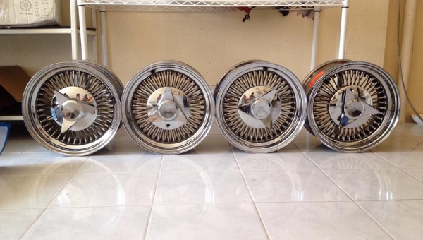 ขายล้อซี่ลวด USA ขอบ 14x7 4/100-110-114.3 ประมูลจากญี่ปุ่นครับ