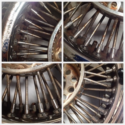 ขายล้อซี่ลวด USA ขอบ 14x7 4/100-110-114.3 ประมูลจากญี่ปุ่นครับ