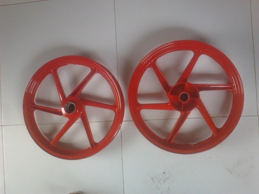 ขาย ล้อแม็ก HONDA ใส่ LS  หกก้านสีใหม่