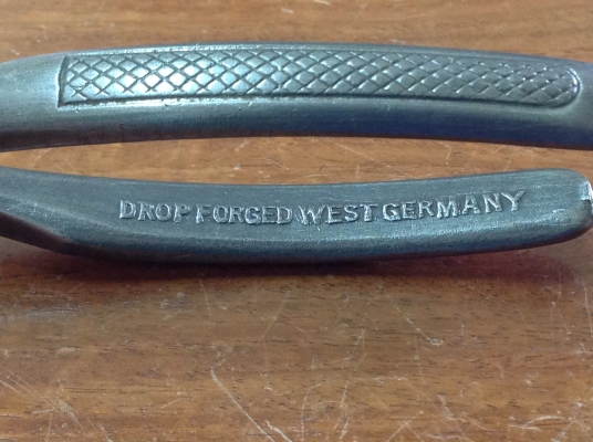 ขายคีมตัดโบราณ Geramy เนื้อเหล็กดี สีออกเขียวแบบดิบๆ