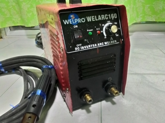 เครื่องเชื่อมอินเวอร์เตอร์ เวลโปร ขนาด 160A สภาพพร้อมใช้งานครับ