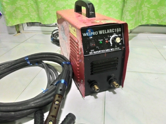 เครื่องเชื่อมอินเวอร์เตอร์ เวลโปร ขนาด 160A สภาพพร้อมใช้งานครับ