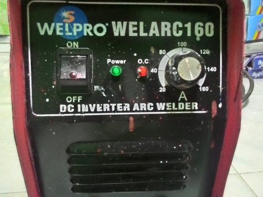 เครื่องเชื่อมอินเวอร์เตอร์ เวลโปร ขนาด 160A สภาพพร้อมใช้งานครับ