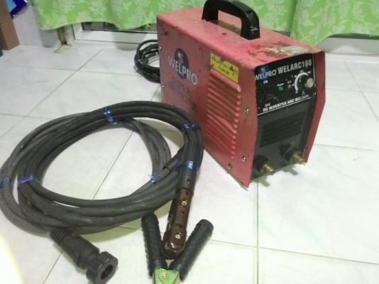 เครื่องเชื่อมอินเวอร์เตอร์ เวลโปร ขนาด 160A สภาพพร้อมใช้งานครับ