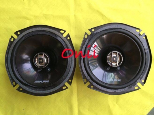 ลำโพง Alpine STE-172C แกนร่วม 2 ทาง ขนาด 6.5" กรวยอลูมิเนียม ขอบผ้า แม่เหล็กหล่อ