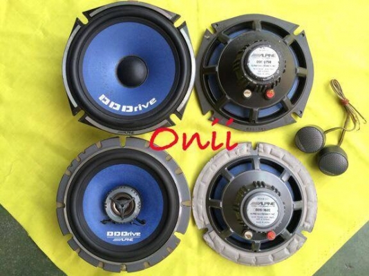 ชุดลำโพง Alpine ตระกูล DDDrive ครบเซ็ทสวยๆ  คู่หน้า : DDC-175B ลำโพงเสียงกลาง /คู่หลัง : DDS-162C ลำโพงแกนร่วม 2 ทาง