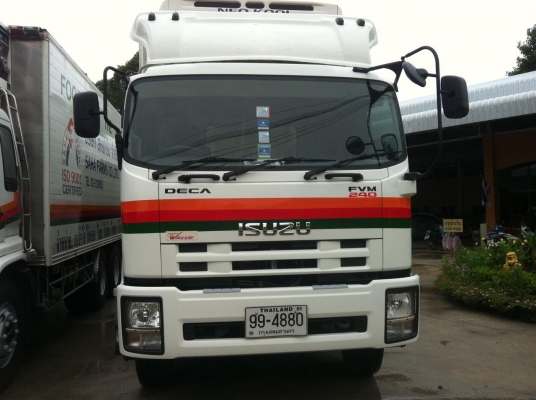 ISUZU DECA FVM 230 แรงม้า เพลาเดียวตู้บรรทุก