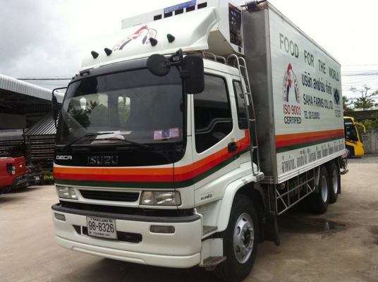 ISUZU DECA FVM 230 แรงม้า เพลาเดียวตู้บรรทุก