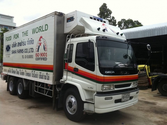 ISUZU DECA FVM 230 แรงม้า เพลาเดียวตู้บรรทุก