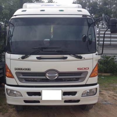 ขายรถสิบล้อหัวลาก HIno MEGa FM 260 ปี53  NGV แท้ โรงงาน ราคาต่อรองได้