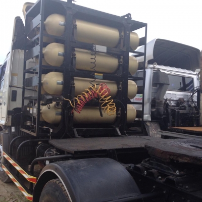 ขายรถสิบล้อหัวลาก HIno MEGa FM 260 ปี53  NGV แท้ โรงงาน ราคาต่อรองได้