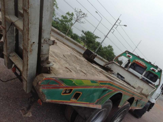 ขายกะบะเทนเลอร์ ถอดลงจาก HINO สิงห์ไฮเทค หางไฮโดรลิค พับได้ (พร้อมอุปกรณ์ครบ) ขาย 95,000 บาท