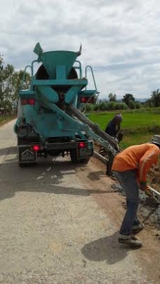 รถหกล้อ โม่ปูน 2.5 คิว เก็บสีใหม่ เล่มทะเบียนพร้อมโอน