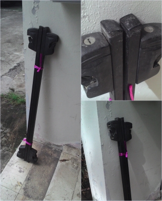 ขายคานขวาง มือสอง สภาพดี มีกุญแจ 1300 บาท