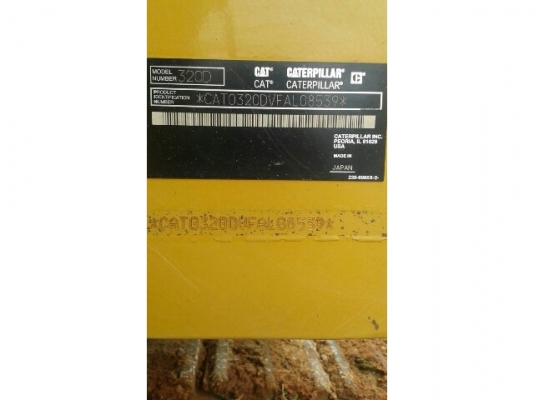 ขายCAT 320D ใช้งานน้อย เครื่องดี เอวแน่น สวยพร้อมใช้ เอกสารพร้อมโอน