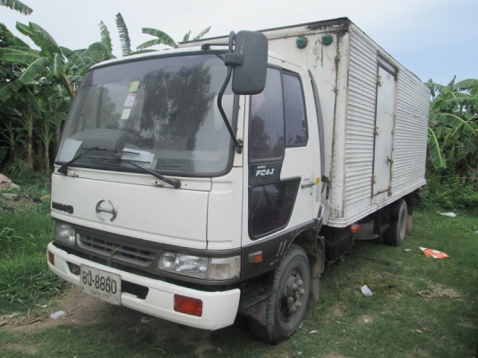 ขาย Hino FC4J 140แรงม้า รถห้าง ตู้แห้ง ปี96.