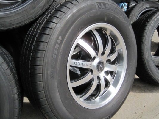 แม๊คขอบ 17 6รู พร้อมยางสวยๆ 1ชุด รับเทรนล้อเดิม