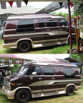 รถตู้ VIP คลาสิก Chevrolet g 20 จดทะเบียน ปี 93 ราคา 280,000 บาท