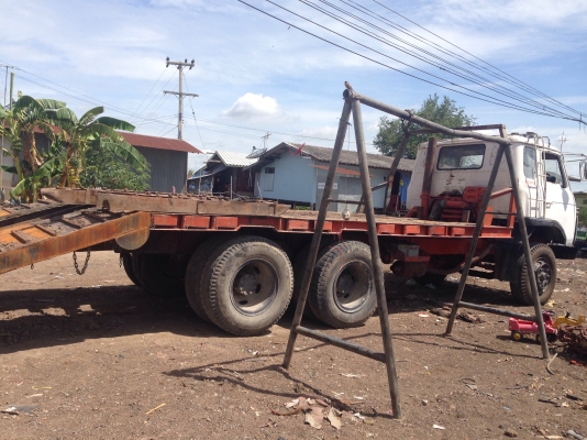 ขาย เทลเลอร์ นิสสัน UD 2 เพลา คานใหญ่ ครัชซีใหญ่ ยางใช้งานได้ดี เครื่องCW41 เทอร์โบ หางเทลเลอร์ มีไม้ปูพื้นพร้อมใช้ หมายเหตุ เดิมๆทั้งหมด