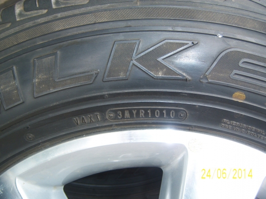 แม็กเชฟ รุ่นเทรลเบลเซอร์ แวน ตัวท็อป ขอบ 18x7.5 พร้อมยาง 265 60 18 ปี 10 มี1ชุด สวยๆ