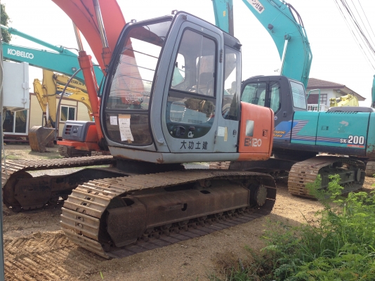 รถขุดเก่าญี่ปุ่น Hitachi EX120-5 สภาพสวยครับ