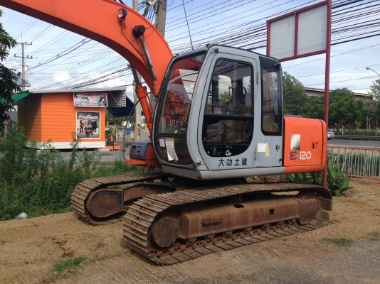 รถขุดเก่าญี่ปุ่น Hitachi EX120-5 สภาพสวยครับ