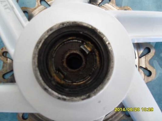 ขายล้อแม็ค Wave สีขาวพร้อมใช้